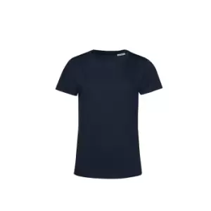 B&C Womens/Ladies E150 Organic Short-Sleeved T-Shirt (L) (Navy)