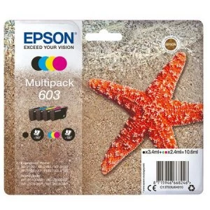 Epson Starfish 603 Black And Tri Colour Ink Cartridge