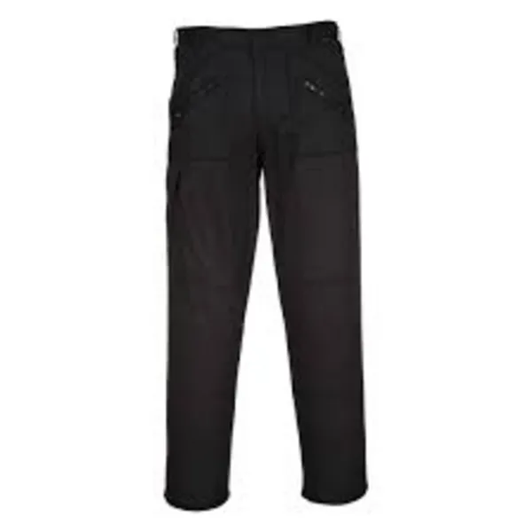 Portwest Action Trousers S887BKR50 Colour: Black