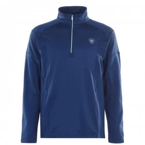 Ariat Tolt half Zip Fleece Mens - Deep Petroleum