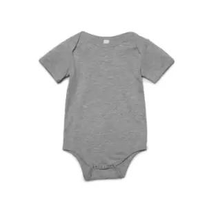 Bella + Canvas Baby Jersey Short Sleeve Onesie (12-18 Months) (Athletic Heather)