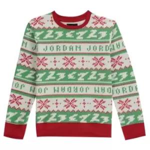 Air Jordan Holiday Crew Sweater Junior Boys - Red