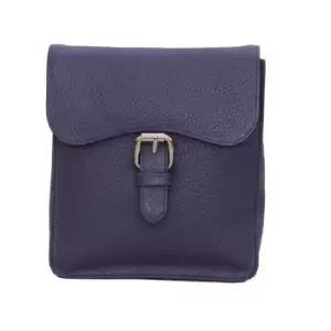 Eastern Counties Leather Womens/Ladies Ebony Satchel Style Handbag (One size) (Purple)