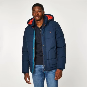 Jack Wills Eco Cheadle Puffer Jacket - Navy