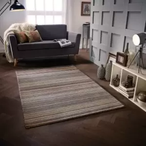 Carter Natural 80cm x 150cm Rectangle - Brown and Beige