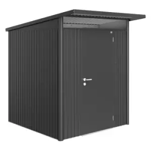 Biohort AvantGarde Metal Shed A1 Standard door 5' 9'' x 7' 2'' - Dark Grey