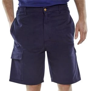 Click Workwear Shorts Cargo Pocket Navy Blue 44 Ref CLCPSN44 Up to 3