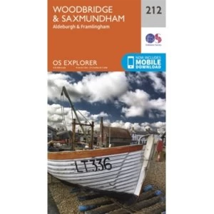 Woodbridge and Saxmundham by Ordnance Survey (Sheet map, folded, 2015)