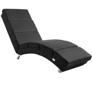 Chaise Lounge London Anthracite Fabric