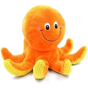 Orange Octopus 8" Plush