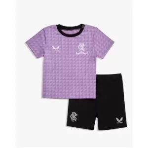 Castore Rangers Third Baby Kit 2021 2022 - Purple