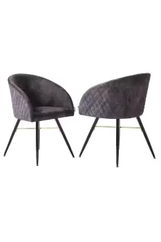 Vittorio' LUX Dining Chairs Set of 2
