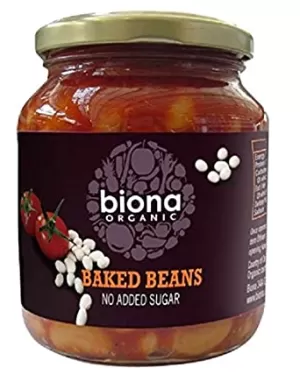 Biona - Organic Baked Beans in Tomato Sauce - Glass Jars