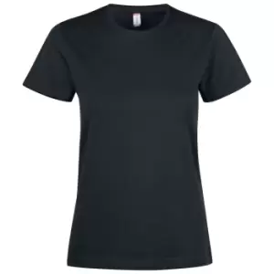 Clique Womens/Ladies Premium T-Shirt (L) (Black)