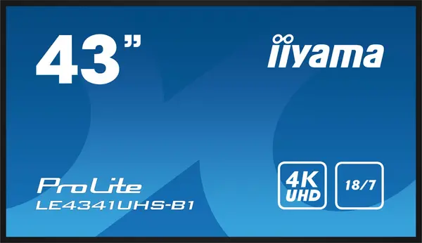 iiyama 43'' LE4341UHSB1 4K Ultra HD LCD TV