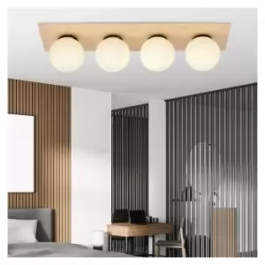 Emibig Kenzo Brown Globe Ceiling Light 4x E14