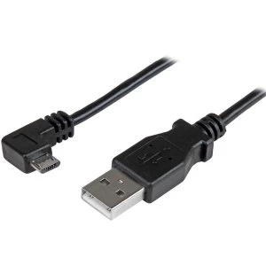 StarTech Micro-USB Charge-and-Sync Cable M/M Right-Angle Micro-USB 30/24 AWG 1m 3 ft