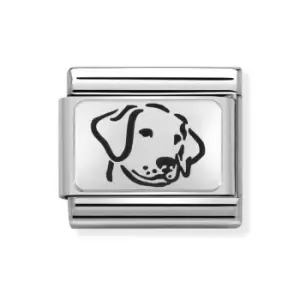Nomination Classic Silver Dog Charm