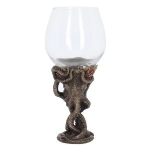 Toast of the Tentacle Steampunk Goblet