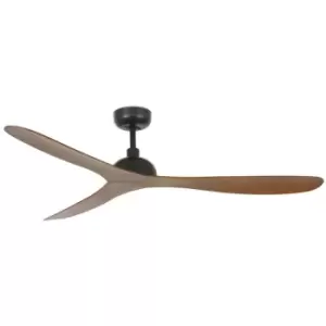 Faro GOTLAND - Black, Wood Ceiling Fan