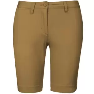 Kariban Womens/Ladies Chino Bermuda Shorts (18 UK) (Camel)