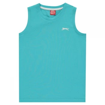 Slazenger Sleeveless T-Shirt Junior Boys - Bright Blue