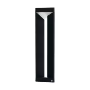 IP54 Outdoor Bollard Light Modern Black Aluminium 10W Built in LED Lamp Post