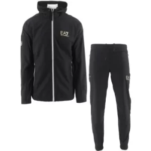 EA7 Black Logo Series Tracksuit