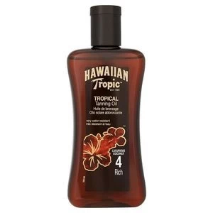 Hawaiian Tropic Professional Tanning Oil Rich 4 200ml