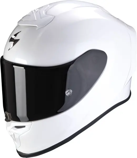 Scorpion Exo-R1 Evo Air Solid Pearl White Full Face Helmet XL