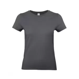 B&C Womens/Ladies #E190 Tee (XS) (Dark Grey)