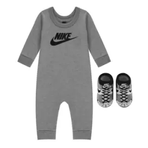 Nike Coverall 2 Piece Set Baby Boys - Grey