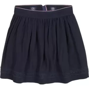 Tommy Hilfiger Ceremonial Lace Tape Skirt - Blue