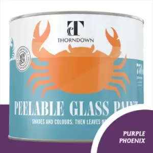 Thorndown Purple Phoenix Peelable Glass Paint 150ml - Translucent