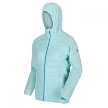 Regatta Womens Andreson V Hooded Hybrid Baffle Jacket - CoolAqu/ClAq