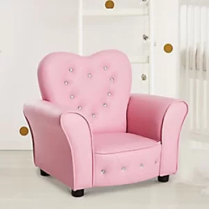 Homcom Kids Sofa Pink