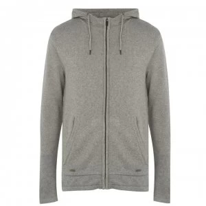 Firetrap Zip Hoodie Mens - Grey Marl