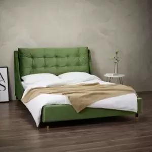 Sloane King Size Bed Green