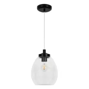 Spa DYLAN Tulip Pendant Light Satin Black