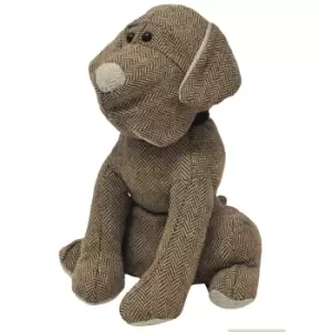 Riva Home Herringbone Dog Doorstop (One Size) (Mocha)