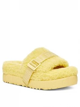 UGG Fluffita Slipper - Yellow, Margarita, Size 5, Women