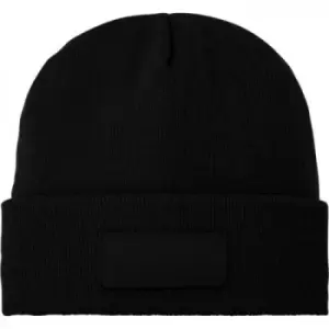 Bullet Boreas Beanie With Patch (One Size) (Solid Black)