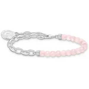 Thomas Sabo Ladies Thomas Sabo Pink Charmista Charm Bracelet - Pink