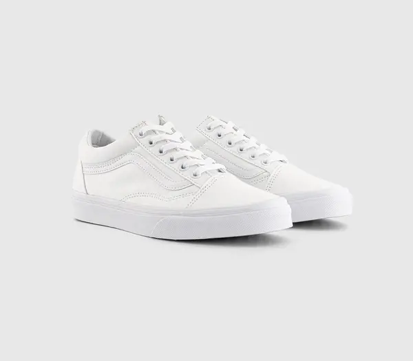 Vans Old Skool White Mono, 8.5