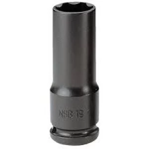 Facom 1/2" Drive Deep Thin Wall Hexagon Impact Socket 1/2" 17mm