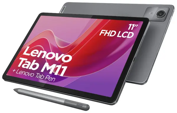 Lenovo Tab M11 11" 128GB Tablet Bundle - Grey