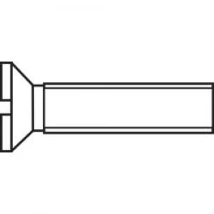 Countersunk screws M3 10 mm Slot NA