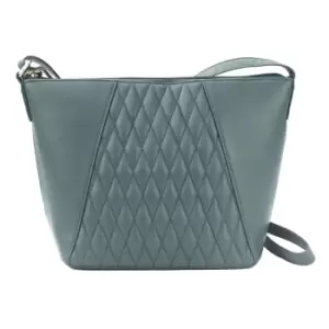 Eastern Counties Leather Womens/Ladies Alegra Quilted Handbag (One size) (Grey)