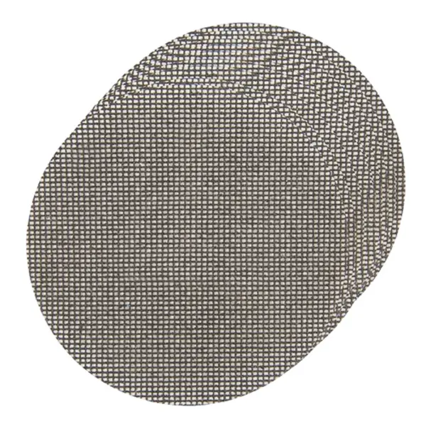 Silverline Hook & Loop Mesh Discs 150mm 10pk - 4 x 40G, 4 x 80G, 2 x 120G