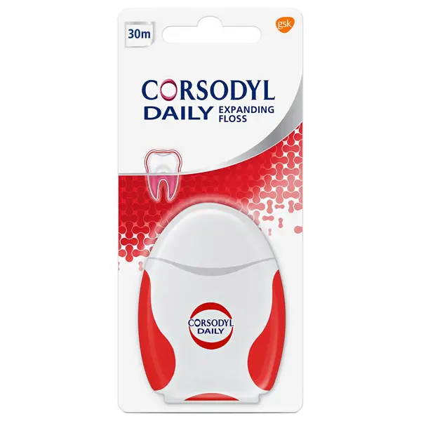 Corsodyl Daily Expanding Dental Floss 30m